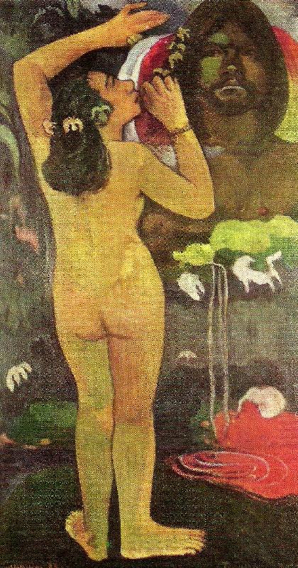 Paul Gauguin manen och jorden oil painting image
